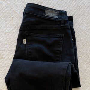 Classic Levi’s Black Jeans Low Skinny